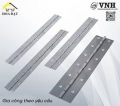 Bản lề lá piano Vinahardware bản 37mm, inox 201-VNH37250