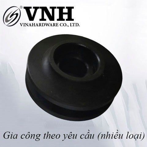 Bánh xe tiện nhựa cửa lùa Vinahardware - VNH120322 - Phi 70mm