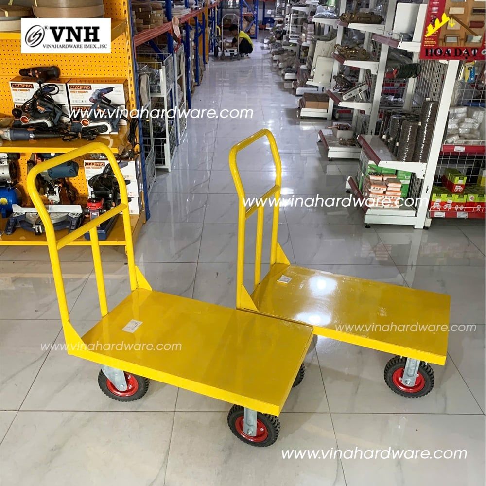 Bánh xe LK đỏ, không khóa Vinahardware - CT250LKKK - 250-4, đường kính thực 200mm