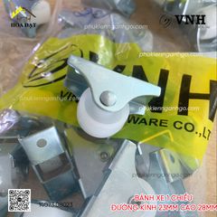 Bánh xe 1 chiều Vinahardware đường kính 23mm cao 28mm VNH BXC09-BXC09