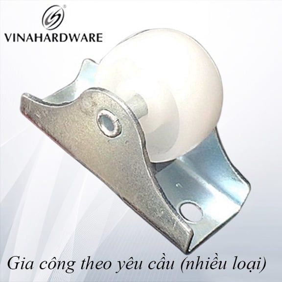 Bánh xe 1 chiều Vinahardware đường kính 23mm cao 28mm VNH BXC09-BXC09