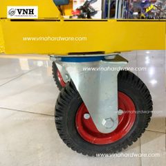 Bánh xe LK đỏ, không khóa Vinahardware - CT250LKKK - 250-4, đường kính thực 200mm