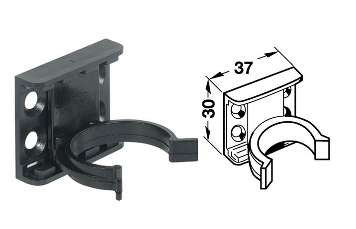 Pat (bas) kẹp bắt vít cho chân tủ nhựa Vinahardware - BP63745B