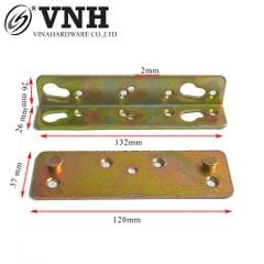 Bộ pat ( bas) giường bảy màu Vinahardware (pat vuông: 132*25mm - pat thẳng: 130*38mm)-BB1301Z23