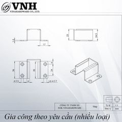 Pat ( Bas) chữ U trắng VNH BB1025W-BB1025W