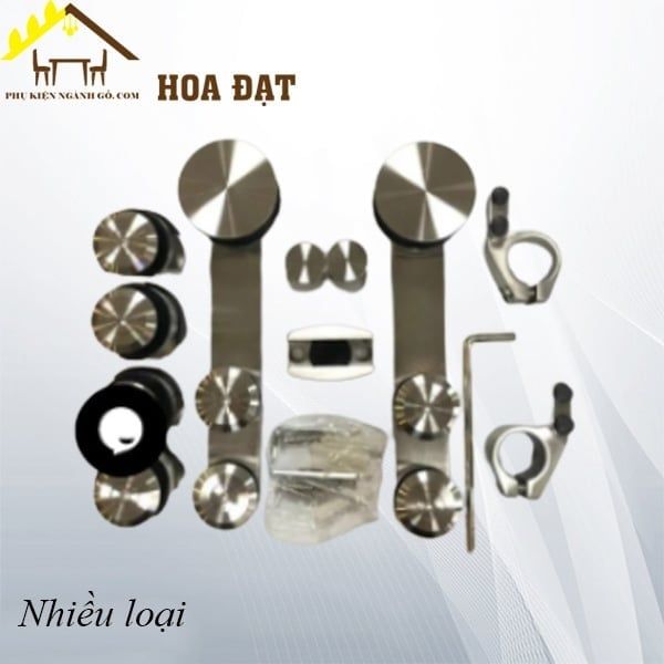 Bộ phụ kiện cho cửa lùa kính Vinahardware  - VNH01311