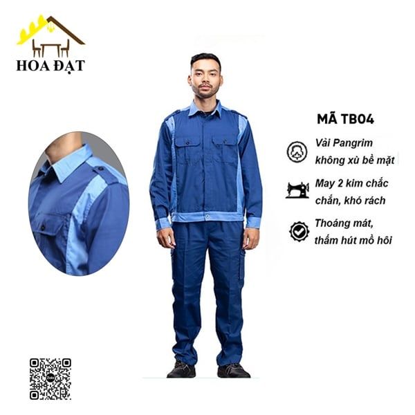 Bộ quần áo bảo hộ kaki  Vinahardware