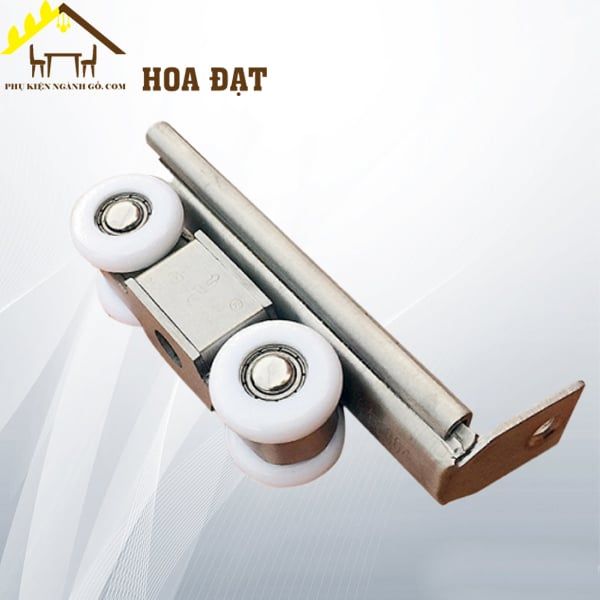 Bánh xe cửa lùa Vinahardware, inox loại treo cao cấp CT2057X