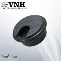 Bộ nắp luồn dây điện nhựa màu đen 50mm - W50B