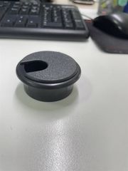 Bộ nắp luồn dây điện nhựa màu đen 50mm - W50B