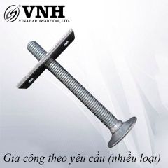 Bộ ốc liên kết Vinahardware (Bas sắt HDSB141 + Bulong tăng chỉnh)-VNH13601050W