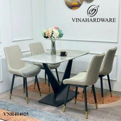 Bộ khung bàn ghế ăn chân chéo Vinahardware