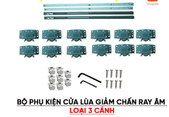 Phụ kiện cho ray lùa giảm chấn ray âm VNH - VNH20003