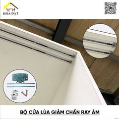 Phụ kiện cho ray lùa giảm chấn ray âm VNH - VNH20003