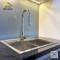 Chậu rửa bát Vinahardware, inox 304 - VNH55848