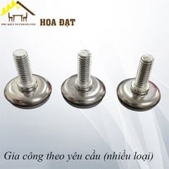 Bulong chân tăng chỉnh M8 Vinahardware, màu trắng - TA832T