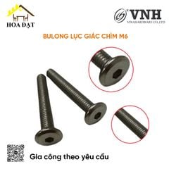 Bulong lục giác chìm M6, inox 304 HDSB492 - HSS655IN