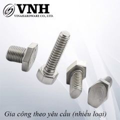 Bulong lục giác ngoài Vinahardware loại M6, màu trắng-BHO620Z