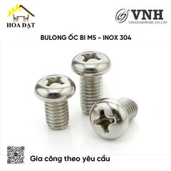 Bulong ốc bi M5, inox 304 - HSS510IN