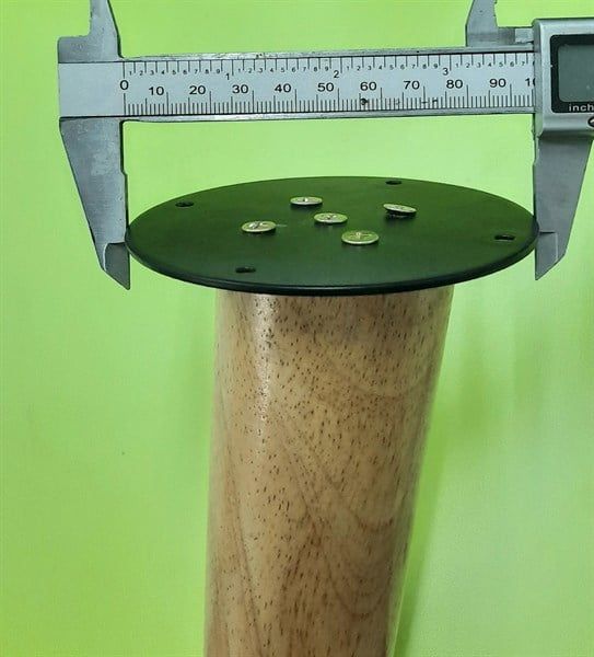 Chân bàn gỗ tiện tròn xéo 35x60x450 mm VNH3560H450