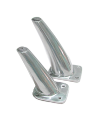 Chân nhôm kiểu ống côn sofa Vinahardware cao 150mm VNH113D150