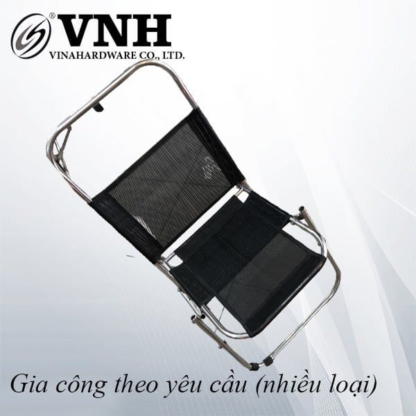 Ghế xếp gọn Vinahardware màu đen dùng cho quán cafe - VNH001258