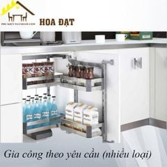 Tủ đồ khô khay inox hộp 2 tầng - VNH02602
