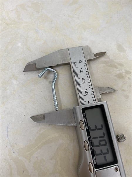 Khoen móc câu Vinahardware, xi trắng - KT0370T