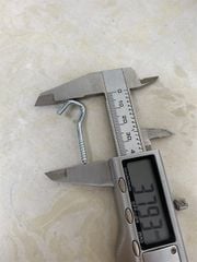 Khoen móc câu Vinahardware, xi trắng - KT0370T