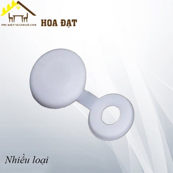 Nút che đầu vít Vinahardware, màu trắng - NCDV08T