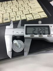 Chỉnh chân bàn 3 vạch màu nâu Vinahardware loại 1/4*25mm, đế nhựa 6x21mm