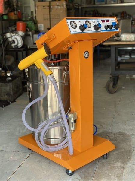 Combo máy sơn tĩnh điện và lò hấp ga ( 2.4met)