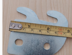 Pat ( Bas) giường hình con thỏ Vinahardware kích thước 72x62x2mm, xi trắng - BB1014Z-BB1014Z