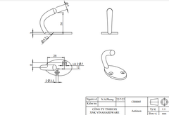 Móc áo 2 lỗ CH0005-CH0005