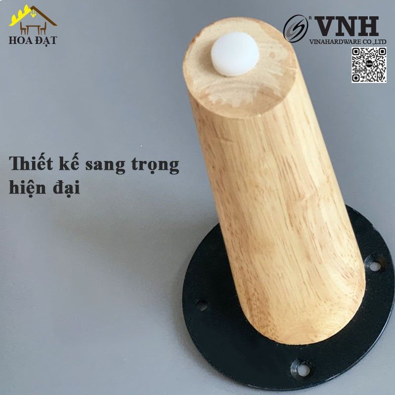 Chân bàn gỗ tiện tròn xéo Vinahardware-VNH3560H720