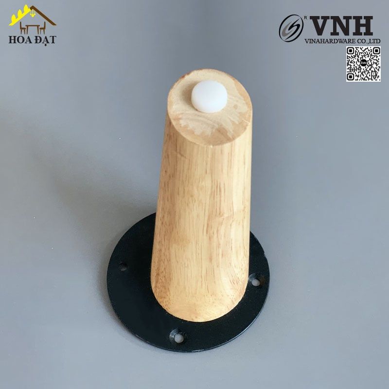 Chân bàn gỗ tiện tròn xéo Vinahardware-VNH3560H720