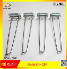 Chân bàn xếp gấp gọn Vinahardware xi mạ kẽm TA262Z