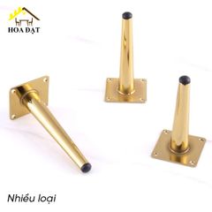 Chân côn ghế sofa Vinahardware, màu vàng gold - Nhiều kích thước - Loại thẳng - Loại Nghiêng VNH250S