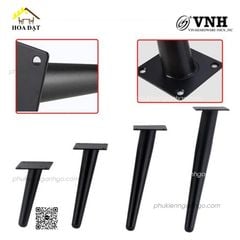 Chân côn bàn ghế Vinahardware màu đen-VNH2923200N