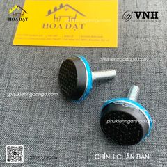 Chỉnh chân bàn đế Vinahardware inox 15x32, bulong xoay tròn 8x20 VNH TA1035I-TA1035I