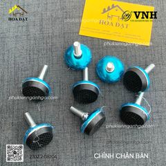 Chỉnh chân bàn đế Vinahardware inox 15x32, bulong xoay tròn 8x20 VNH TA1035I-TA1035I