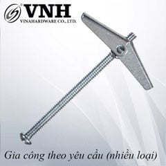 Tán chuồn kèm bulong Vinahardware loại M4x80mm TC0480Z-TC0480Z