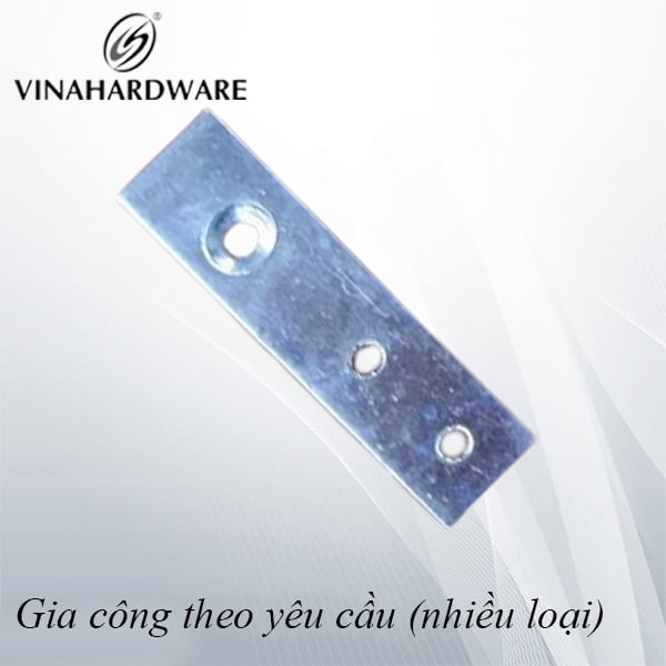 Pat ( Bas) sắt chống lật Vinahardware kích thước 14x60mm, xi trắng - P