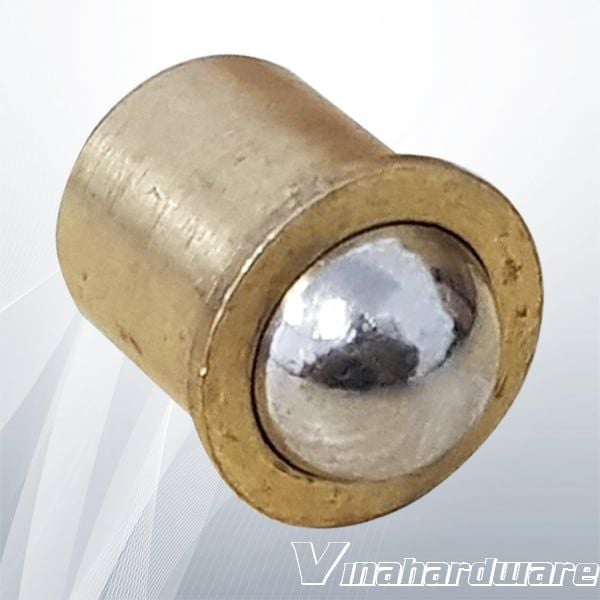 Chốt bi cửa đồng thau Vinahardware loại 9,5x13mm VNH DCB103-DCB103