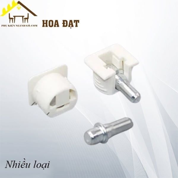 Chốt đỡ kệ liên kết U nhựa, màu trắng Vinahardware CC099UN-CC099UN