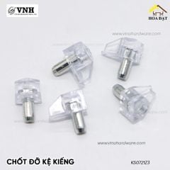 Chốt đỡ kệ kiếng Vinahardware - KS0721Y