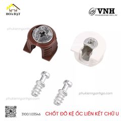 Chốt đỡ kệ nhựa màu nâu Vinahardware CC31N1-CC31N1