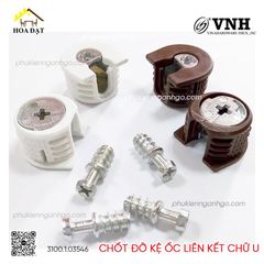 Chốt đỡ kệ nhựa màu nâu Vinahardware CC31N1-CC31N1