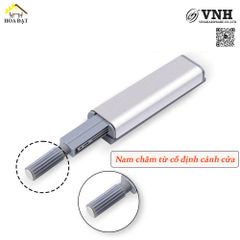 Chốt nhấn mở Vinahardware kích thước 80x20mm có nam châm hít màu nikel VNH PO893-PO893