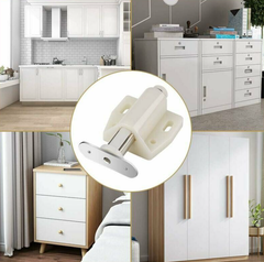 Chốt nhấn mở Vinahardware loại 38x48mm, màu đen - PO6639-PO6639